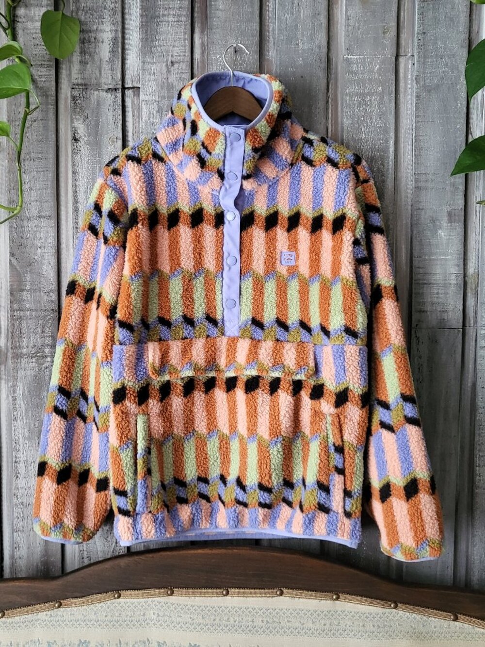 Billabong Adventure Division Switchback Kiwi Fleece Pullover XL
